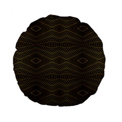 Futuristic Geometric Design 15  Premium Flano Round Cushion  by dflcprints