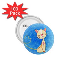 Cute Cat 1 75  Button (100 Pack)