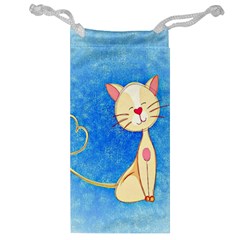 Cute Cat Jewelry Bag by Colorfulart23