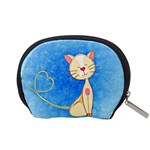 cute cat Accessory Pouch (Small) Back