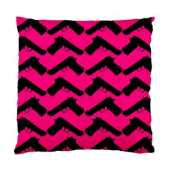 Pink Gun Cushion Case (Single Sided) 