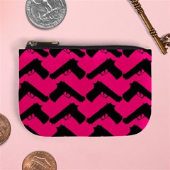 Pink Gun Coin Change Purse