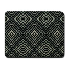 Geometric Futuristic Grunge Print Small Mouse Pad (rectangle) by dflcprints