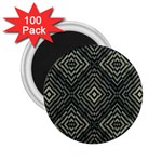 Geometric Futuristic Grunge Print 2.25  Button Magnet (100 pack) Front