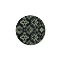 Geometric Futuristic Grunge Print Golf Ball Marker 4 Pack