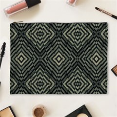 Geometric Futuristic Grunge Print Cosmetic Bag (xl) by dflcprints