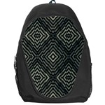 Geometric Futuristic Grunge Print Backpack Bag Front