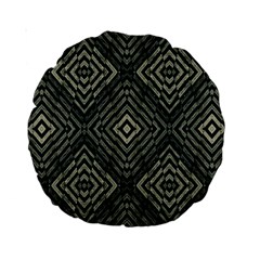 Geometric Futuristic Grunge Print 15  Premium Round Cushion  by dflcprints