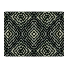 Geometric Futuristic Grunge Print Double Sided Flano Blanket (mini) by dflcprints