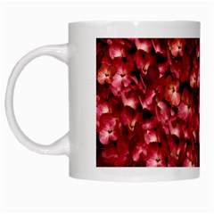 Warm Floral Collage Print White Coffee Mug by dflcprints