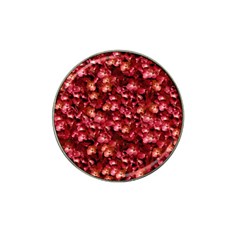 Warm Floral Collage Print Golf Ball Marker 10 Pack (for Hat Clip)