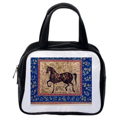 Abstract Horse  Classic Handbag (one Side)