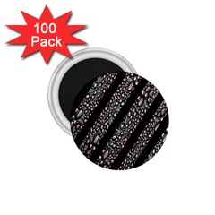 Organic Texture Stripe Pattern 1 75  Button Magnet (100 Pack)