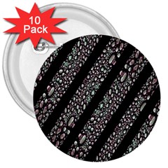 Organic Texture Stripe Pattern 3  Button (10 Pack) by dflcprints