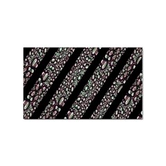 Organic Texture Stripe Pattern Sticker 100 Pack (rectangle)