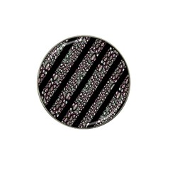 Organic Texture Stripe Pattern Golf Ball Marker (for Hat Clip)