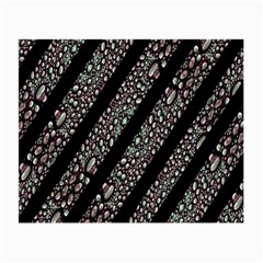 Organic Texture Stripe Pattern Glasses Cloth (small, Two Sided)