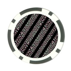 Organic Texture Stripe Pattern Poker Chip (10 Pack)