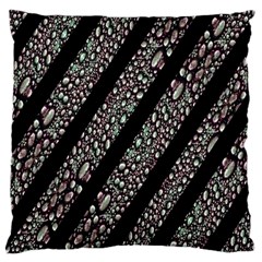 Organic Texture Stripe Pattern Large Cushion Case (single Sided) 