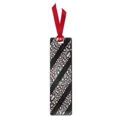 Organic Texture Stripe Pattern Small Bookmark