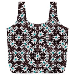 Modern Floral Geometric Pattern Reusable Bag (XL)