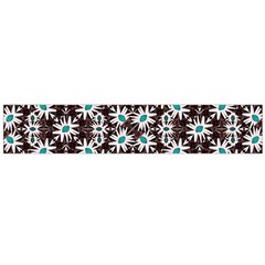 Modern Floral Geometric Pattern Flano Scarf (Large)