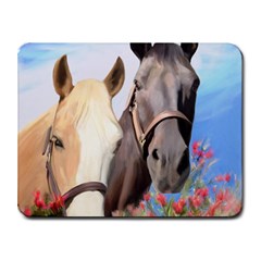 Miwok Horses Small Mouse Pad (rectangle) by JulianneOsoske