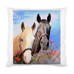 Miwok Horses Cushion Case (two Sided)  by JulianneOsoske