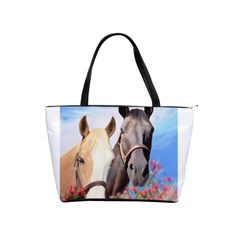 Miwok Horses Large Shoulder Bag by JulianneOsoske