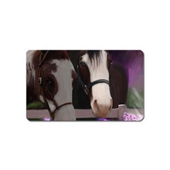 Two Horses Magnet (name Card)