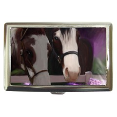 Two Horses Cigarette Money Case by JulianneOsoske