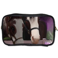 Two Horses Travel Toiletry Bag (two Sides) by JulianneOsoske