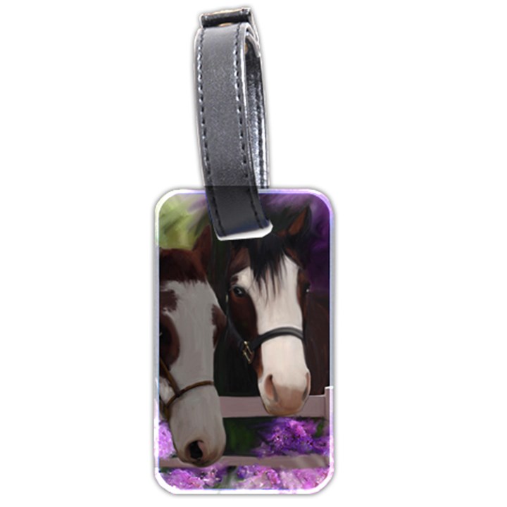 Two Horses Luggage Tag (Two Sides)