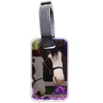 Two Horses Luggage Tag (Two Sides) Back