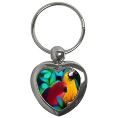 Two Friends Key Chain (heart)