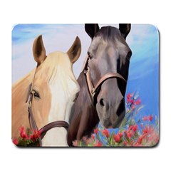 Miwok Horses Large Mouse Pad (rectangle) by JulianneOsoske