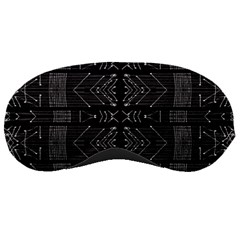 Black And White Tribal Print Sleeping Mask