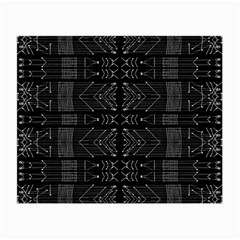 Black And White Tribal  Glasses Cloth (small) by dflcprints