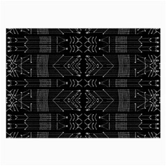 Black And White Tribal  Glasses Cloth (large)