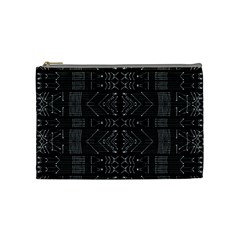 Black And White Tribal  Cosmetic Bag (medium) by dflcprints