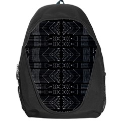 Black And White Tribal  Backpack Bag by dflcprints