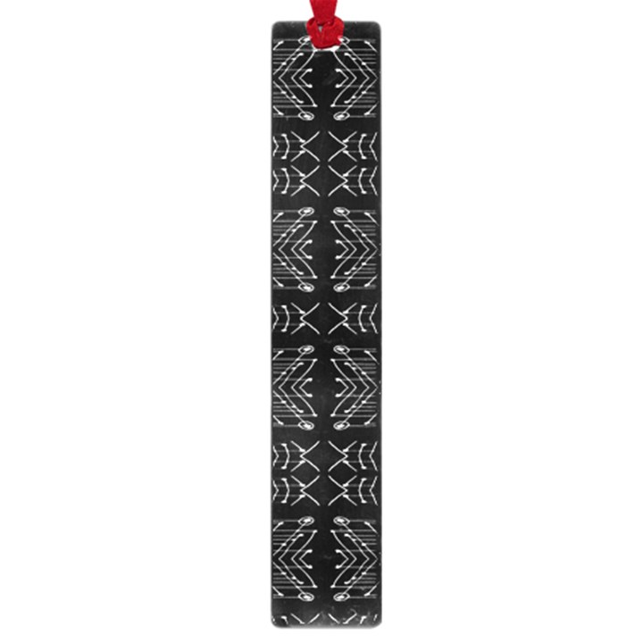 Black and White Tribal  Large Bookmark