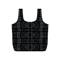 Black And White Tribal  Reusable Bag (s) by dflcprints