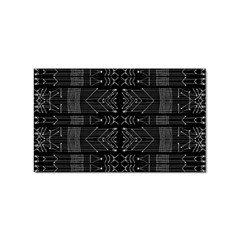 Black And White Tribal  Sticker (rectangle)