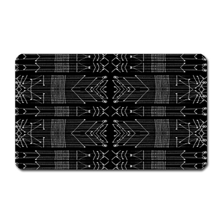 Black and White Tribal  Magnet (Rectangular)