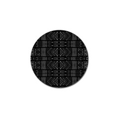 Black And White Tribal  Golf Ball Marker by dflcprints