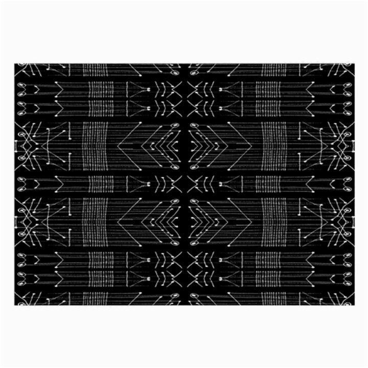 Black and White Tribal  Glasses Cloth (Large)