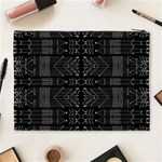 Black and White Tribal  Cosmetic Bag (XL) Back