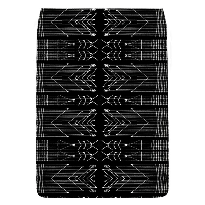 Black and White Tribal  Removable Flap Cover (Small)