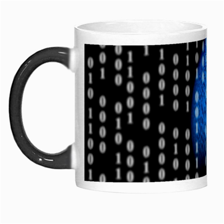 Binary Rain Morph Mug